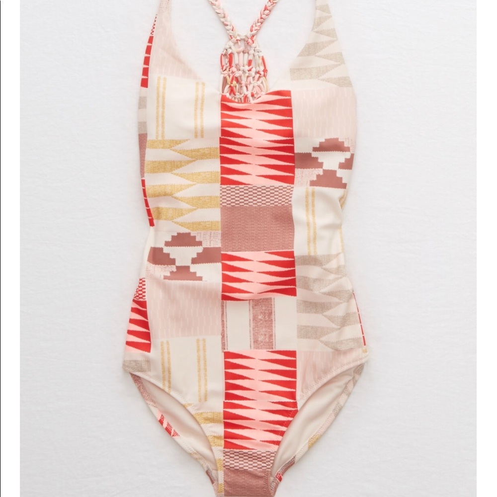 Aerie Macrame One piece swim